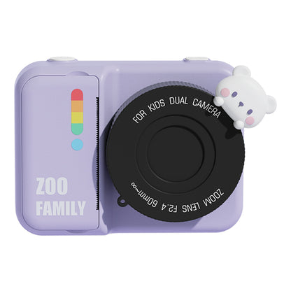 P2 4800W Pixel HD 3.0-inch Instant Camera WiFi Transmission Print Camera with Lanyard Charging Cable