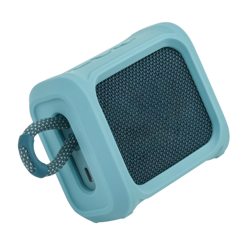 LIGHTNING POWER Silicone Case for JBL GO3 Portable Speaker Sleeve Protective Cover with Strap