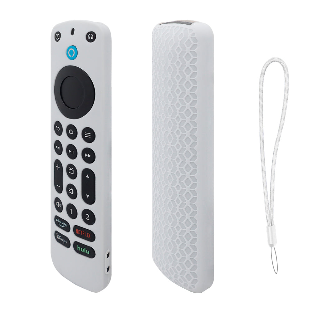 For Amazon Alexa Voice Remote Pro Anti-scratch Protective Case TV Remote Controller Silicone Sleeve Cover