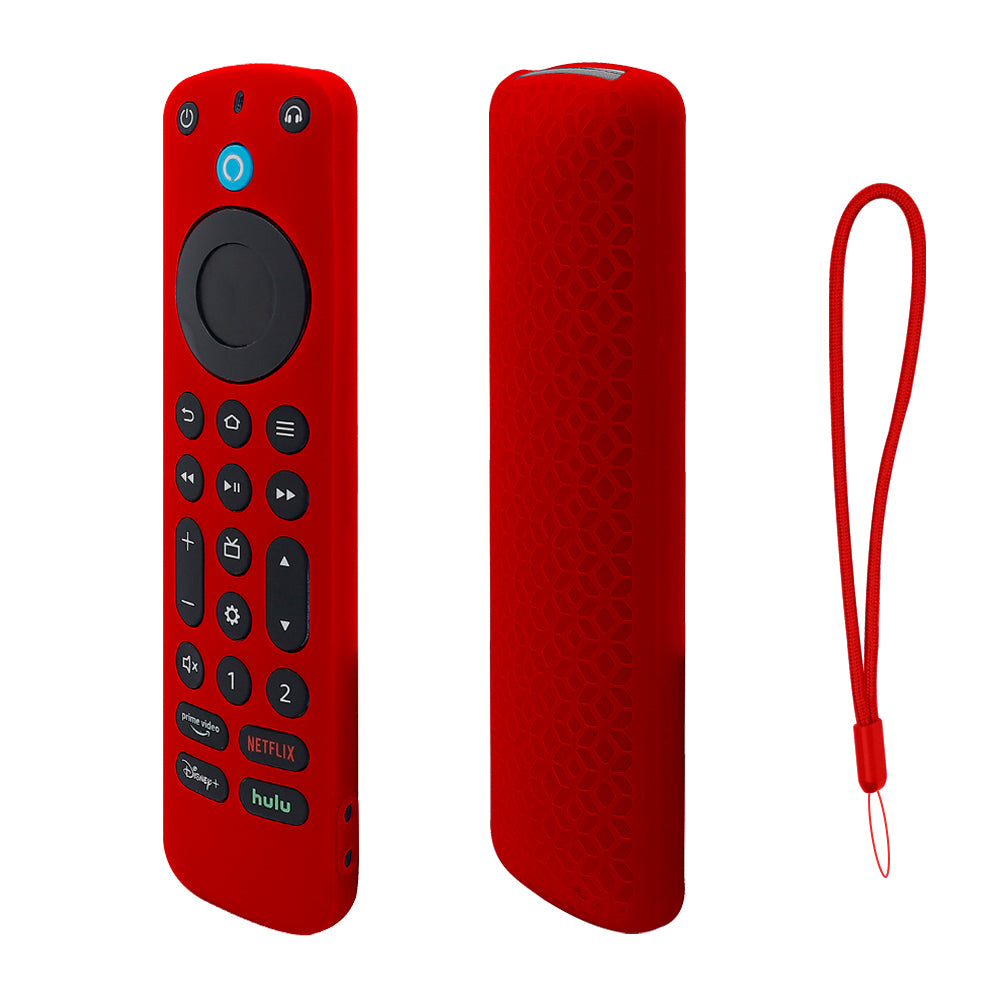 For Amazon Alexa Voice Remote Pro Anti-scratch Protective Case TV Remote Controller Silicone Sleeve Cover