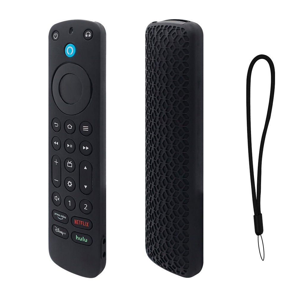 For Amazon Alexa Voice Remote Pro Anti-scratch Protective Case TV Remote Controller Silicone Sleeve Cover