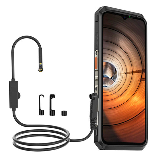 ULEFONE uSmart E02 Endoscope Dual Camera Borescope Scope Camera for Power Armor 19 / 18T / 18 / 16 Pro / 13 / Armor 9 / 9E