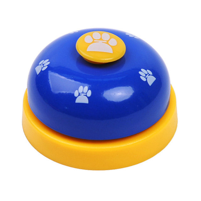 Pet Bell for Dog Cat Training Interactive Toy Called Dinner Small Bells Footprint Ring Trainer Feeding Reminder