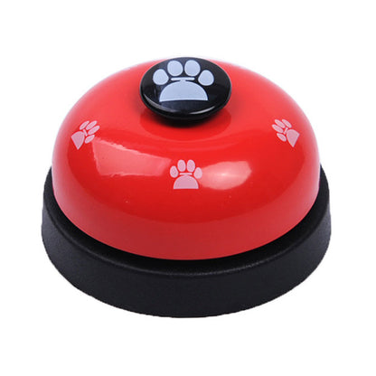 Pet Bell for Dog Cat Training Interactive Toy Called Dinner Small Bells Footprint Ring Trainer Feeding Reminder