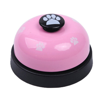 Pet Bell for Dog Cat Training Interactive Toy Called Dinner Small Bells Footprint Ring Trainer Feeding Reminder