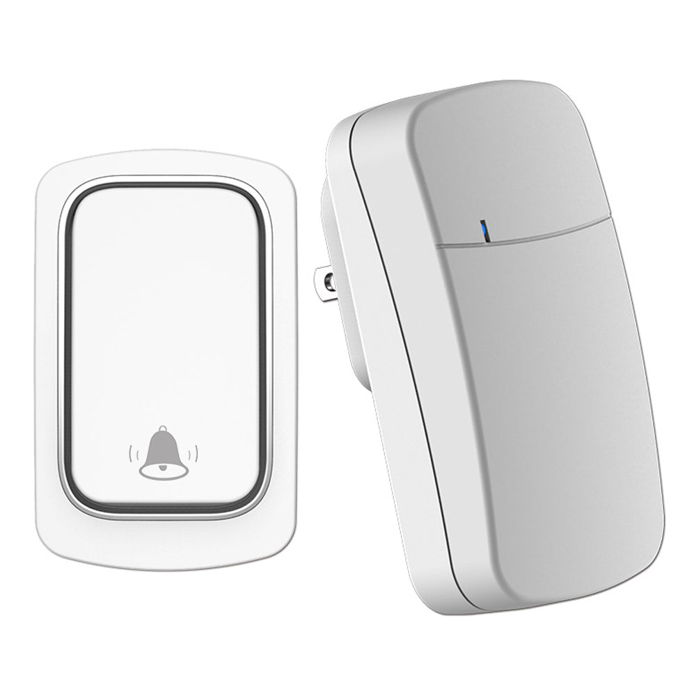 ML01 Self-powered Wireless Door Bell 38 Ringtones Home Intelligent Alarm System, 1 Transmitter+1 Receiver