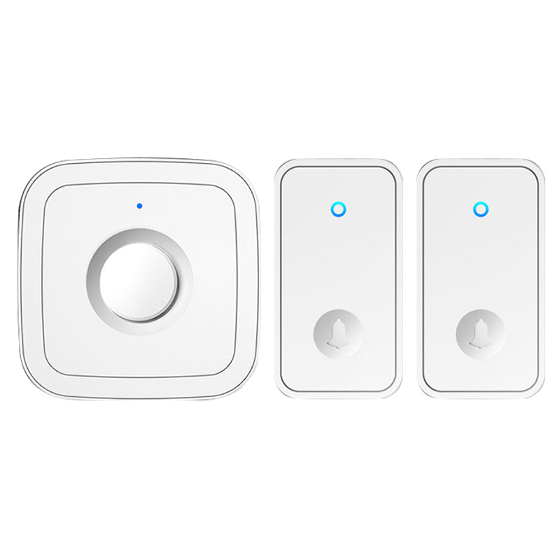 CACAZI FA12 60 Songs Home Wireless Doorbell Waterproof Remote Smart Calling Bell, 1 Transmitter+2 Receivers