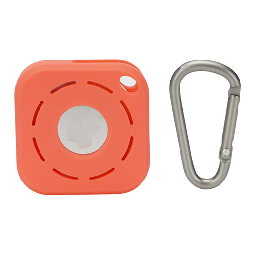 Silicone Case for Apple AirTag Bluetooth Tracker Protector Anti-Lost Key Pet Locator Soft Cover with Buckle