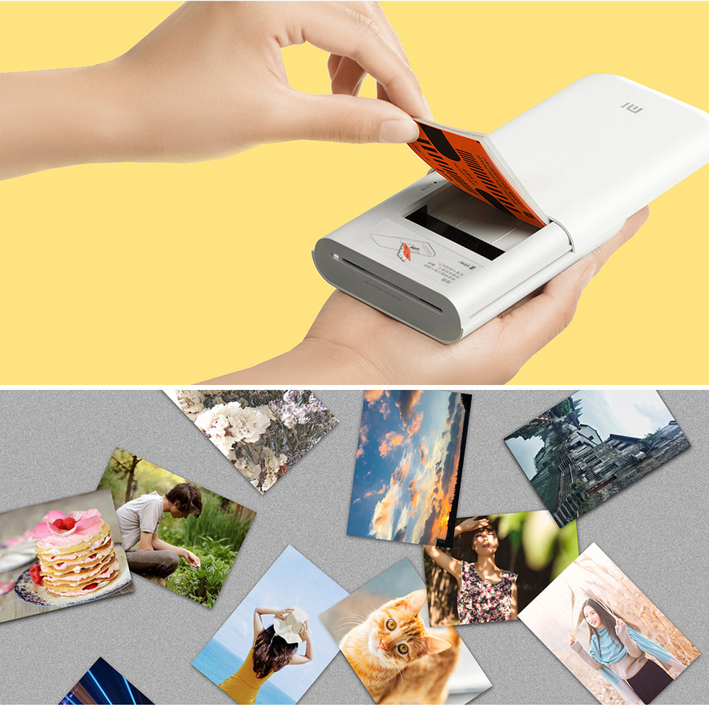 XIAOMI Portable Mini Inkless Bluetooth Pocket Photo Printer AR Video Photo Printer