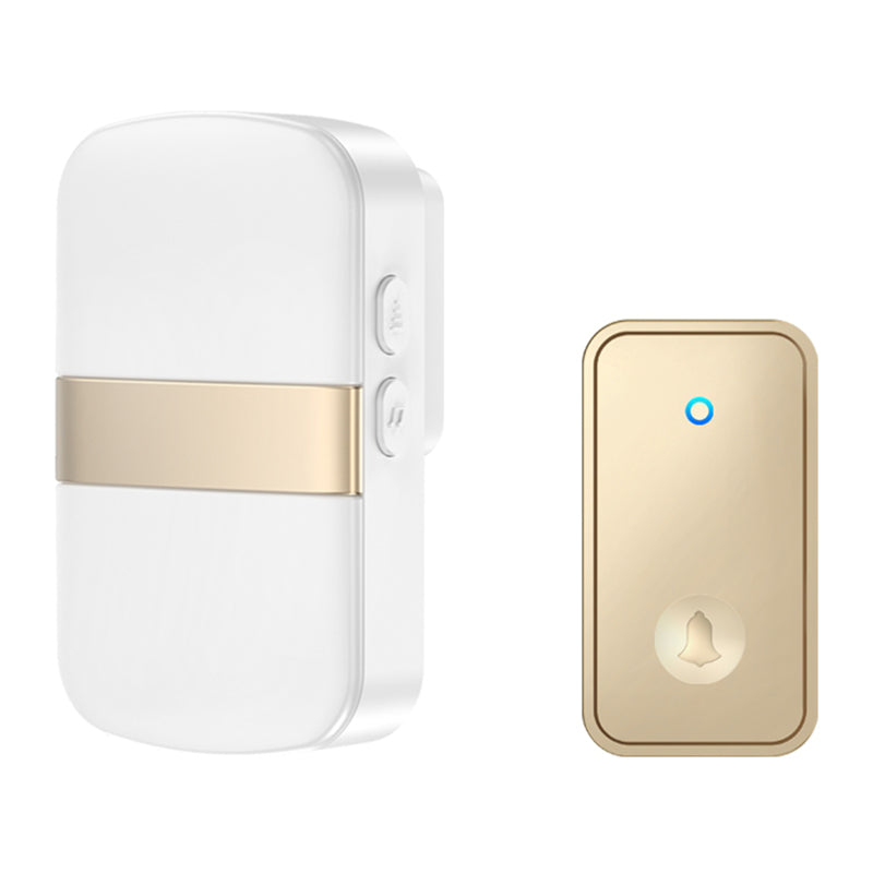 CACAZI FA96 Self-powered Home Wireless Doorbell No Battery Required Ring Chime, 1 Transmitter+1 Receiver