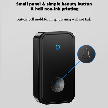 CACAZI FA28 Self-Generating Wireless Doorbell Transmitter + Receiver Smart Doorbell