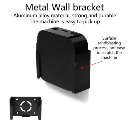 For Apple TV Box Wall-Mounted Hanger Acrylic+Metal Hanging Holder Stable Mounting Bracket