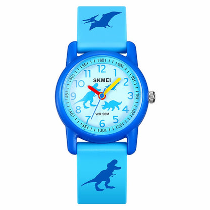 SKMEI 2157 Fashion Sports Waterproof Children Watch Cartoon Student Quartz Watch