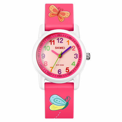 SKMEI 2157 Fashion Sports Waterproof Children Watch Cartoon Student Quartz Watch