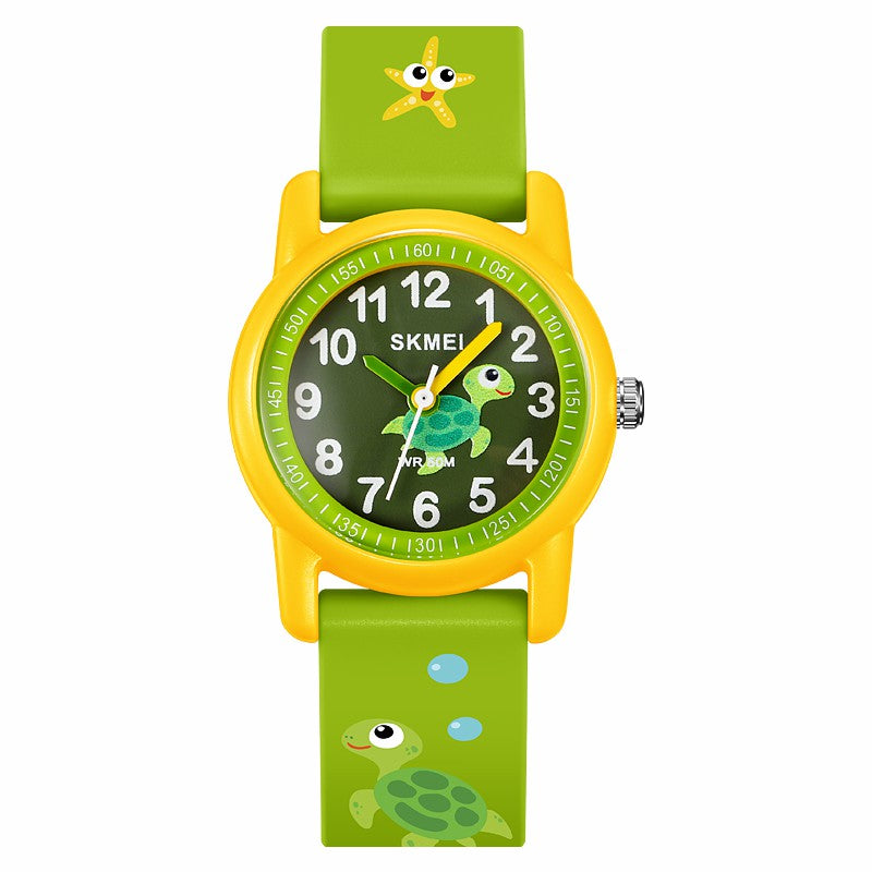 SKMEI 2157 Fashion Sports Waterproof Children Watch Cartoon Student Quartz Watch