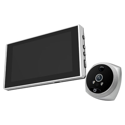 N7 4.5 inch LCD Display Night Vision Doorbell for Photo Video Recording, 2500mAh Battery Powered Motion Detection Doorbell