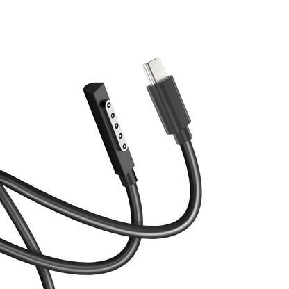 PD 65W Fast Charging Cable for Microsoft Surface RT / Surface Pro 1 2 , Magnetic Type-C Cable Power Supply Wire