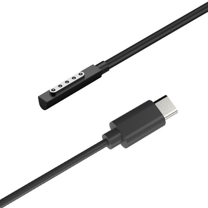 PD 65W Fast Charging Cable for Microsoft Surface RT / Surface Pro 1 2 , Magnetic Type-C Cable Power Supply Wire