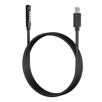 PD 65W Fast Charging Cable for Microsoft Surface RT / Surface Pro 1 2 , Magnetic Type-C Cable Power Supply Wire