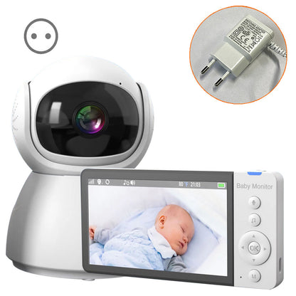 ABM700 5-inch Baby Monitor 1080P Camera Monitor Transmitter + Receiver Set Support Two-Way Voice