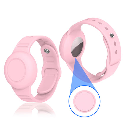 Waterproof Silicone Case for Apple AirTag Tracker Bracelet for Kids Bluetooth Finder Wristband Full Case Cover