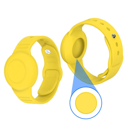 Waterproof Silicone Case for Apple AirTag Tracker Bracelet for Kids Bluetooth Finder Wristband Full Case Cover