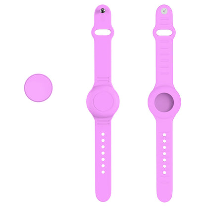 Waterproof Silicone Case for Apple AirTag Tracker Bracelet for Kids Bluetooth Finder Wristband Full Case Cover