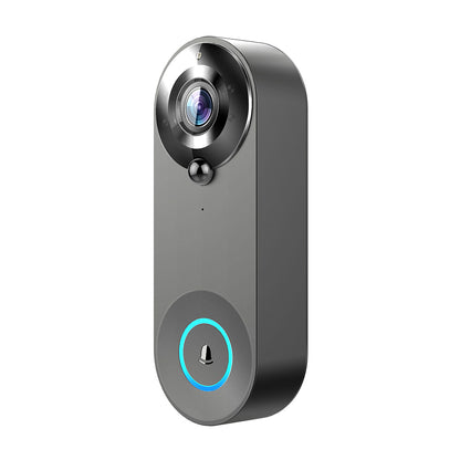 W3 FHD WiFi Video Doorbell 1080P Two Way Audio PIR Motion Detection Tuya App Wireless Door Viewer, Black