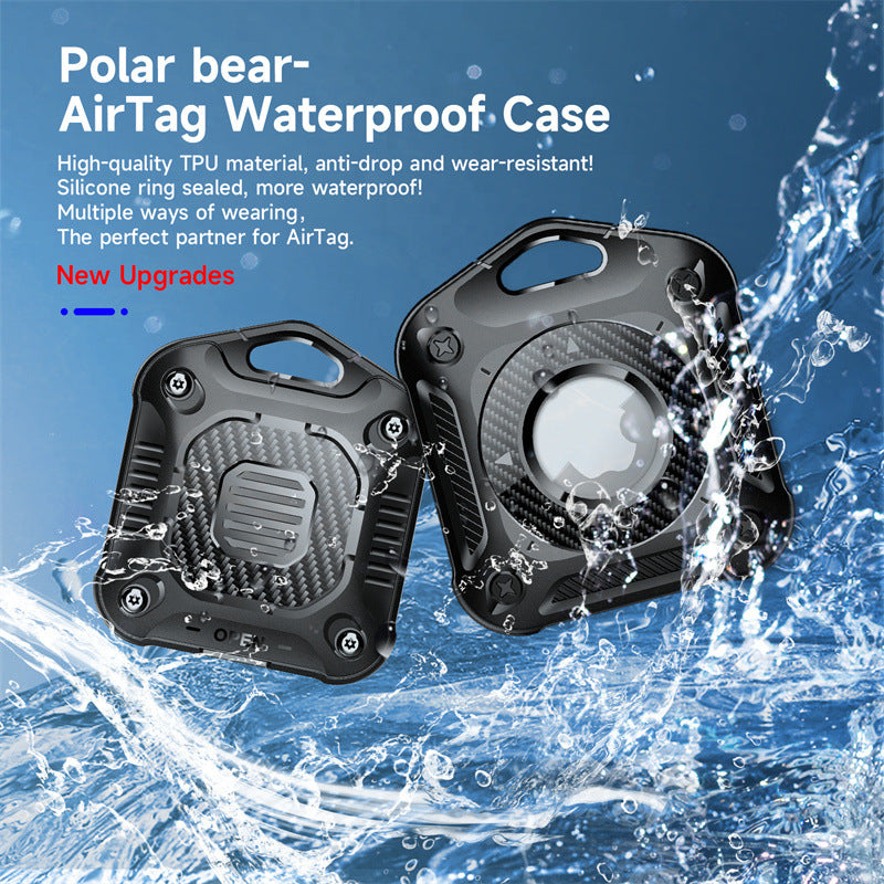 TPU + PC Case for AirTag Tracker, Anti-drop IP67 Waterproof Locator Protective Cover