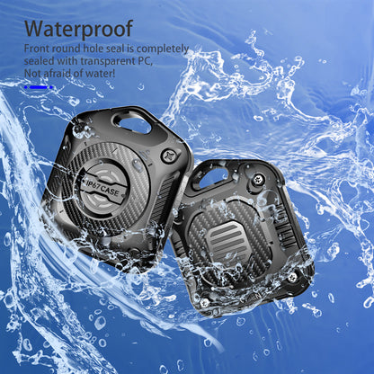 IP67 Waterproof TPU + PC Case for AirTag Bluetooth Tracker Anti-scratch Locator Cover