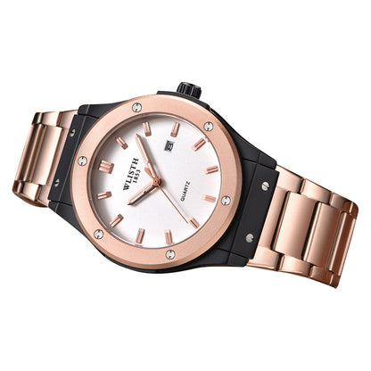 WLISTH S939 Sports Quartz Watch Luminous Daily Life Waterproof Wrist Bracelet Watch with Calendar Display