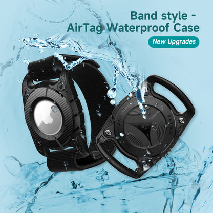 IP67 Waterproof Case for AirTag Bluetooth Tracker Anti-scratch TPU + PC Locator Protective Cover