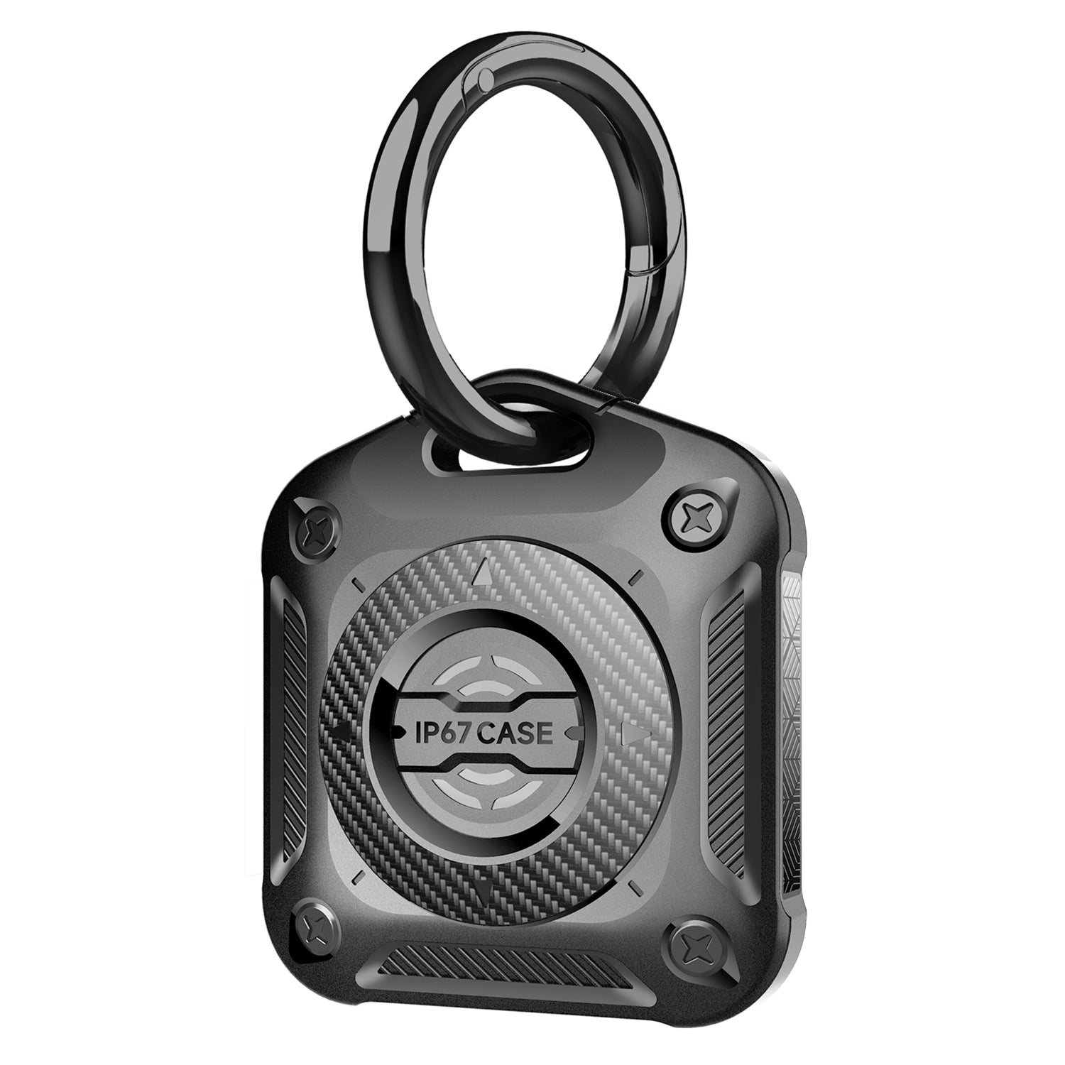 IP67 Waterproof Protective Case for AirTag Bluetooth Tracker TPU + PC Locator Protective Cover