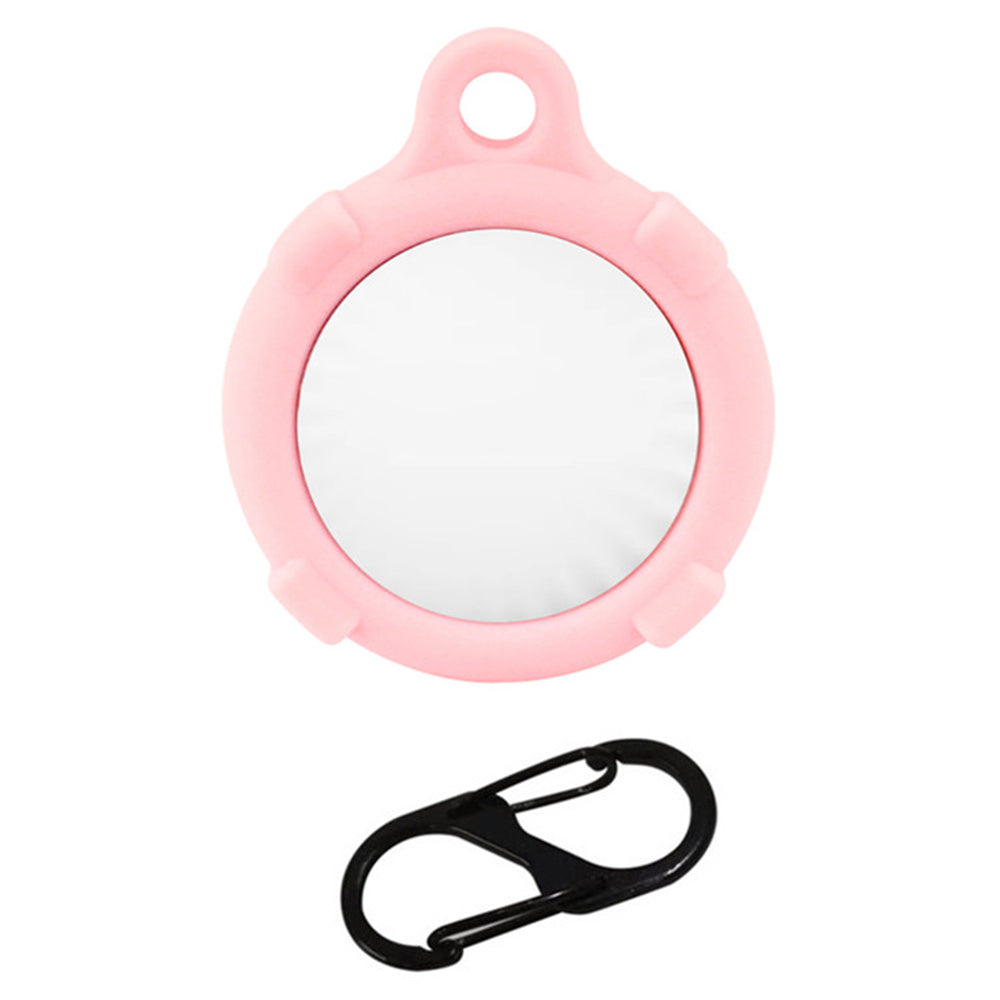 Keyring Case Holder for MOMAX Airtag Tracker Silicone Anti-Scratch Cover with Anti-lost Carabiner Buckle