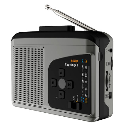 EZCAP 234 Cassette Tape to MP3 Save to TF Card Stereo Converter Cassette Tape Player AM / FM Radio