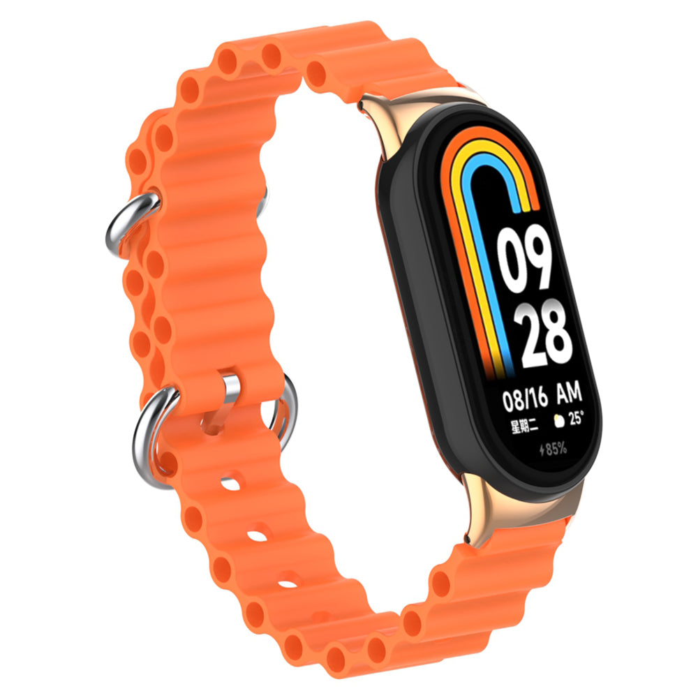 For Xiaomi Smart Band 8 Ocean Band Adjustable Loop Sport Watch Strap with Connector