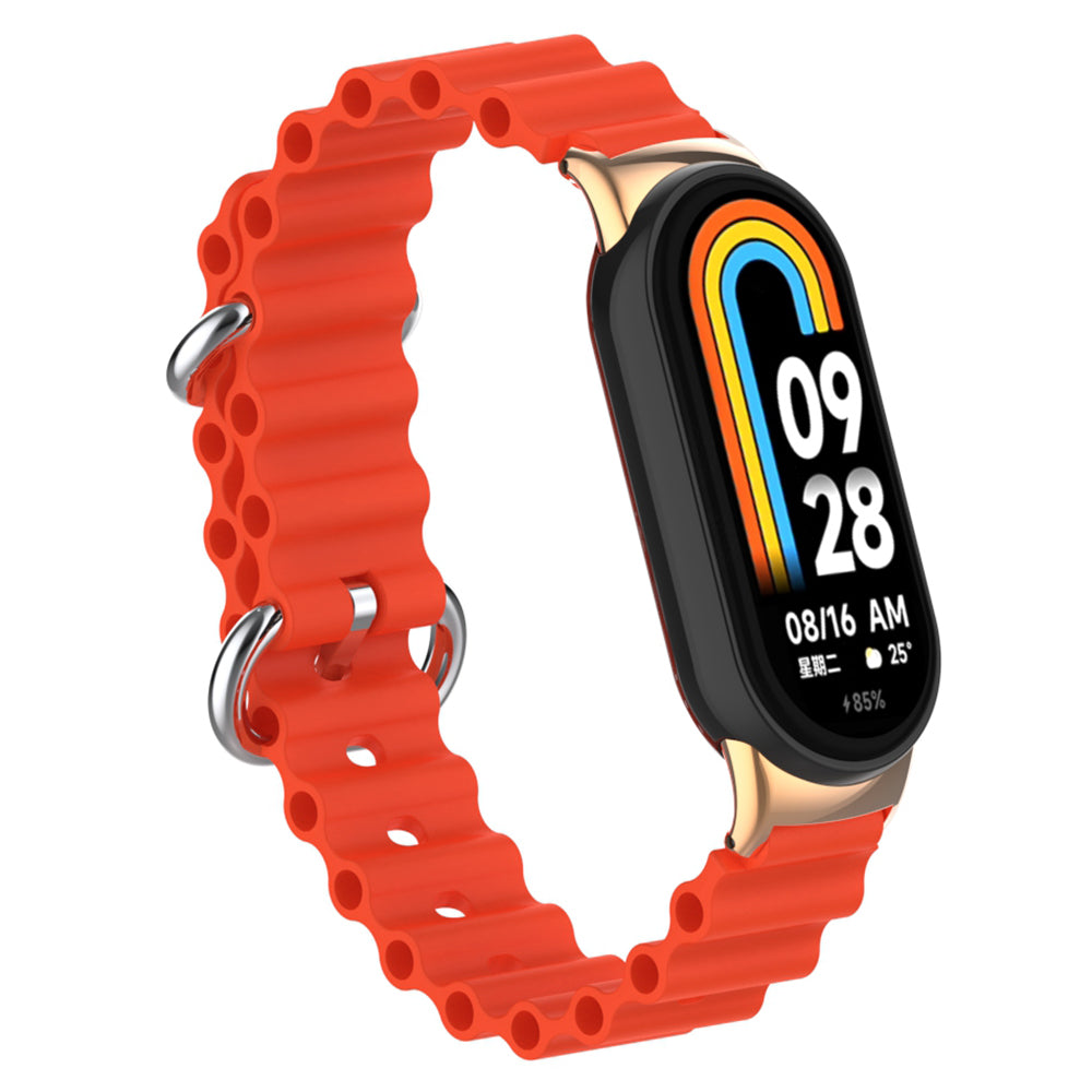 For Xiaomi Smart Band 8 Ocean Band Adjustable Loop Sport Watch Strap with Connector