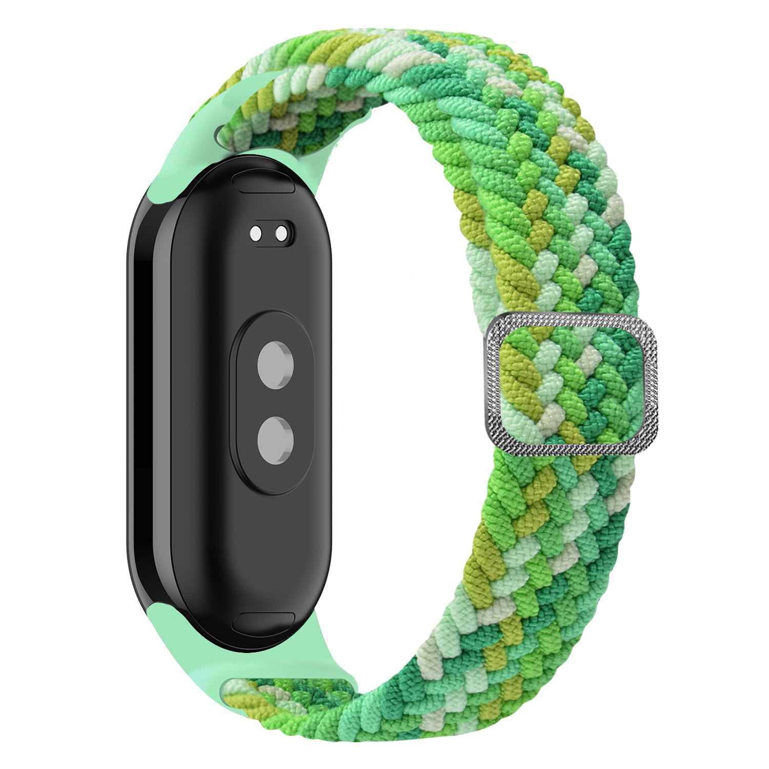 For Xiaomi Smart Band 8 Stretchy Nylon Watch Band Adjustable Braided Sport Strap