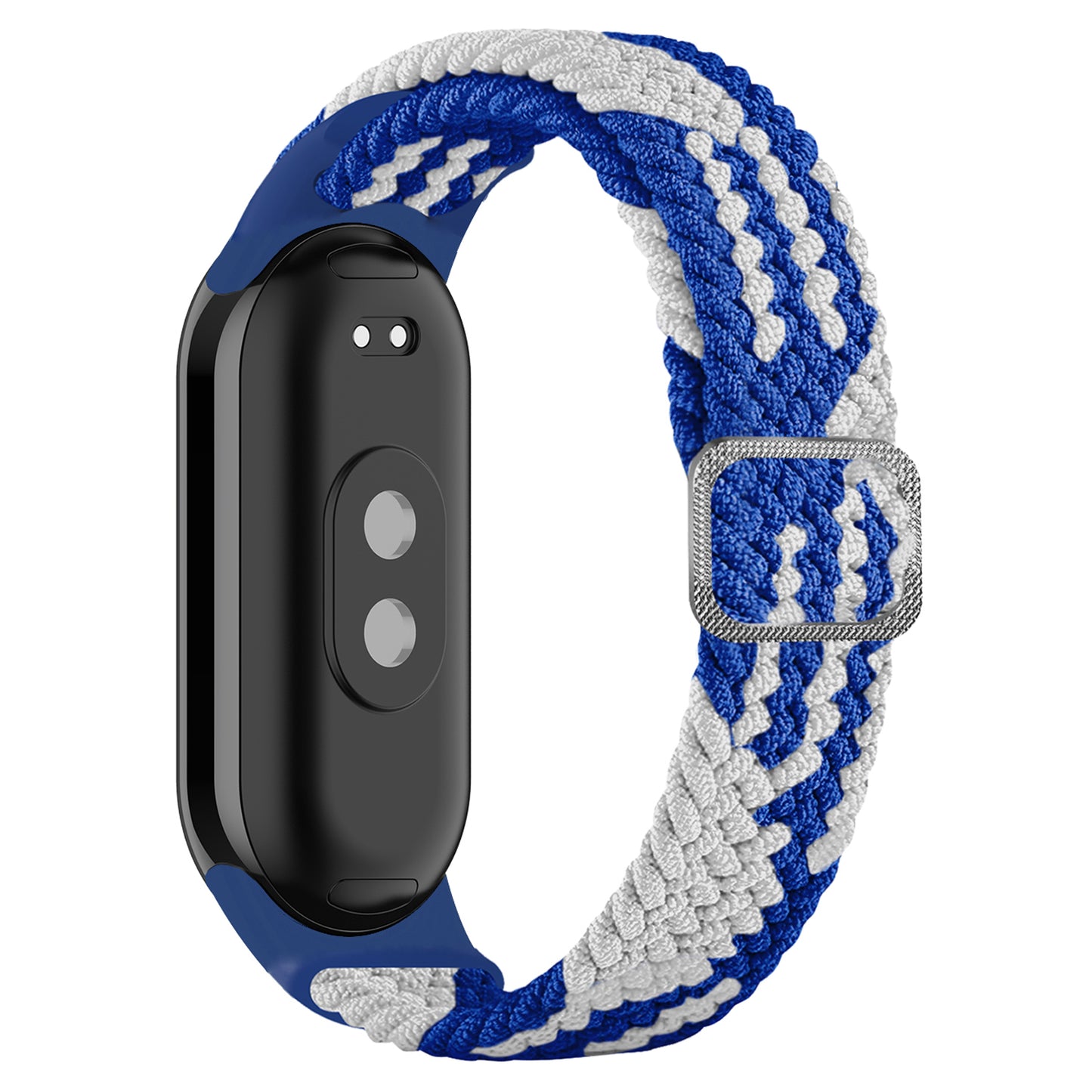 For Xiaomi Smart Band 8 Stretchy Nylon Watch Band Adjustable Braided Sport Strap