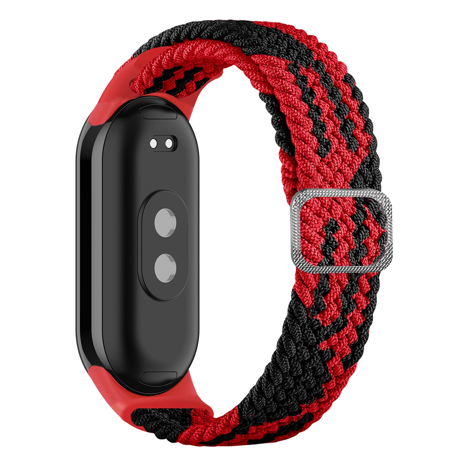 For Xiaomi Smart Band 8 Stretchy Nylon Watch Band Adjustable Braided Sport Strap