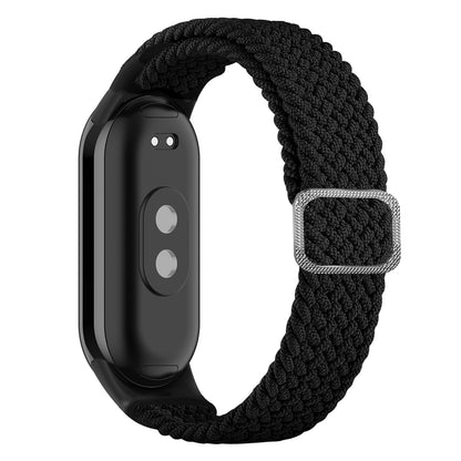 For Xiaomi Smart Band 8 Stretchy Nylon Watch Band Adjustable Braided Sport Strap