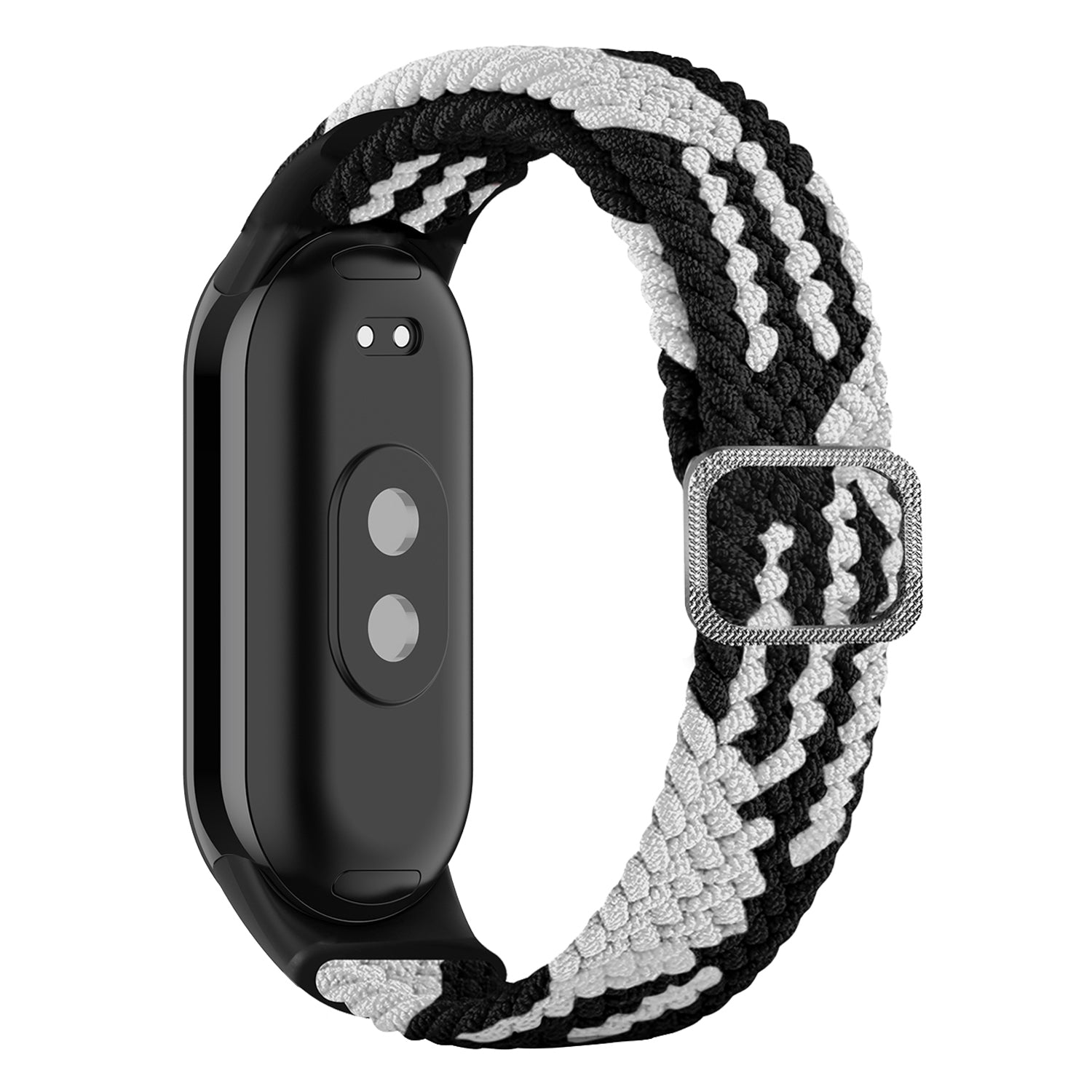 For Xiaomi Smart Band 8 Stretchy Nylon Watch Band Adjustable Braided Sport Strap