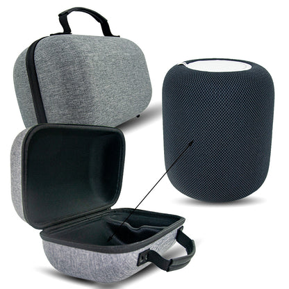 For Apple HomePod 1st / 2nd Generation Speaker Hard Carrying Case EVA+Oxford Cloth+Polyester Storage Bag