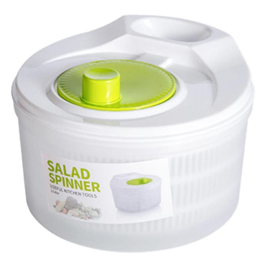 Salad Spinner Multi-Use Lettuce Spinner Manual Vegetable Dryer Drainer Rotary Veggie Washer (BPA-Free, NO FDA Certification)