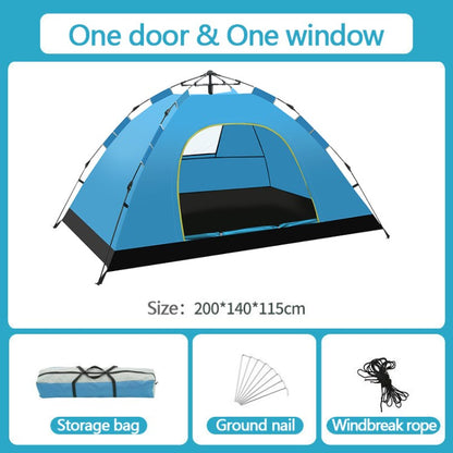 Camping Tent Waterproof UV Protection Outdoor Picnic Easy Open Automatic Tent