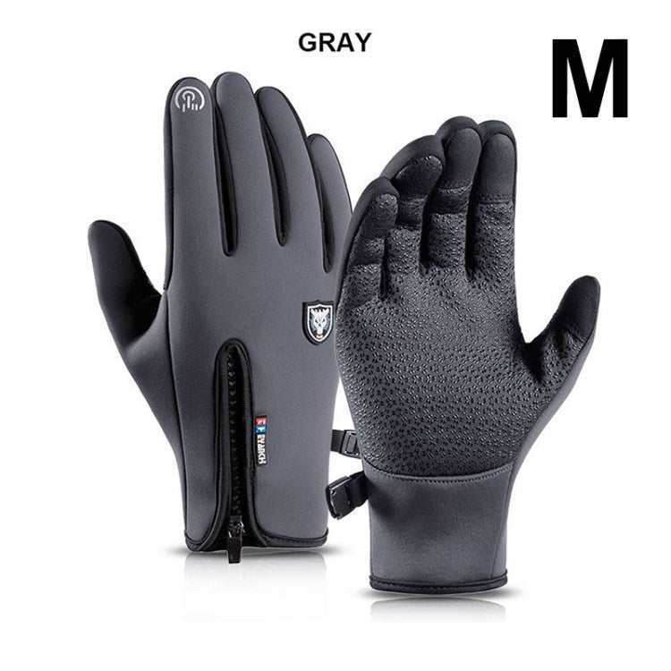 Q9068 1 Pair Winter Thermal Gloves Outdoor Touch Screen Glove Freezer Work Gloves for Men Women