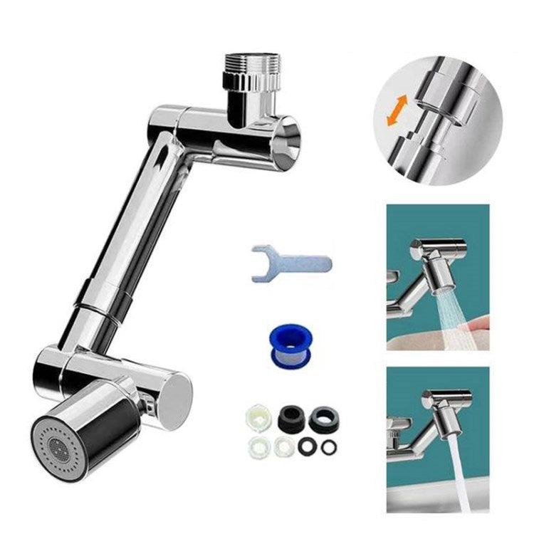 Faucet Extender 1440-Degree Rotation Telescopic Tap Aerator