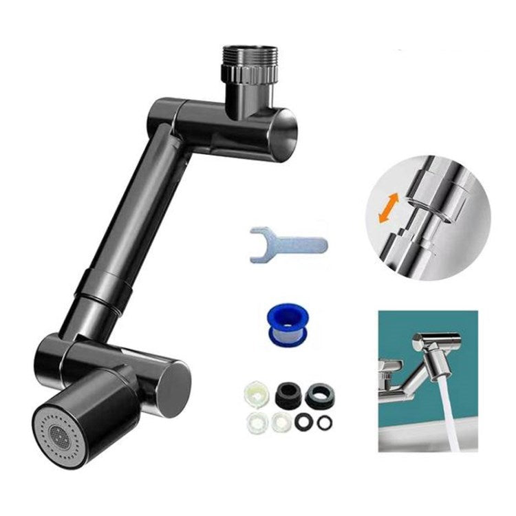 Faucet Extender 1440-Degree Rotation Telescopic Tap Aerator