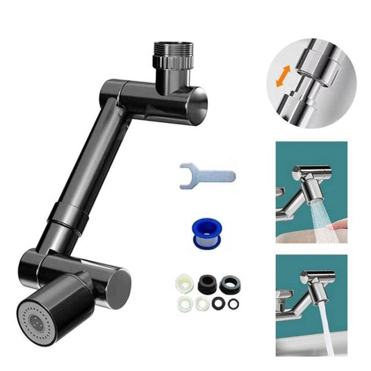 Faucet Extender 1440-Degree Rotation Telescopic Tap Aerator