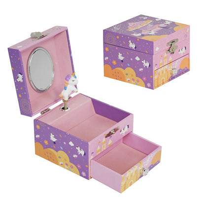 Jewelry Storage Box Girls Music Box Ornament Organizer Birthday Gift Table Decoration Cute Toy